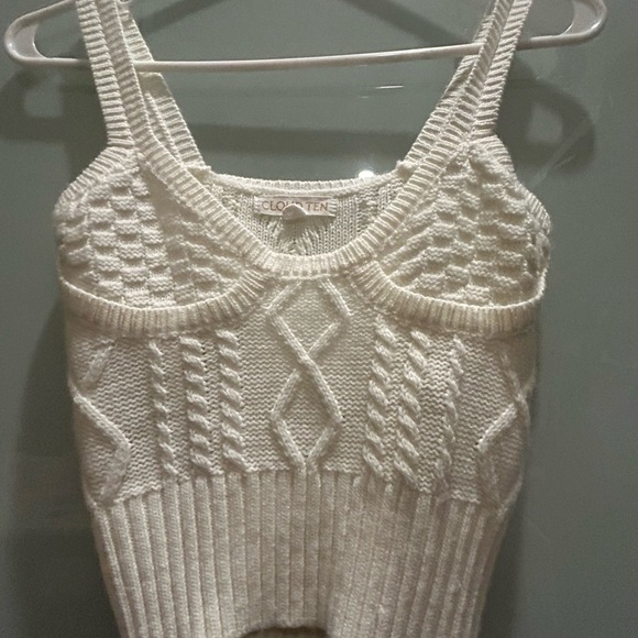 Cloud Ten Ivory Taylor Sweater Tank - Picture 7 of 7